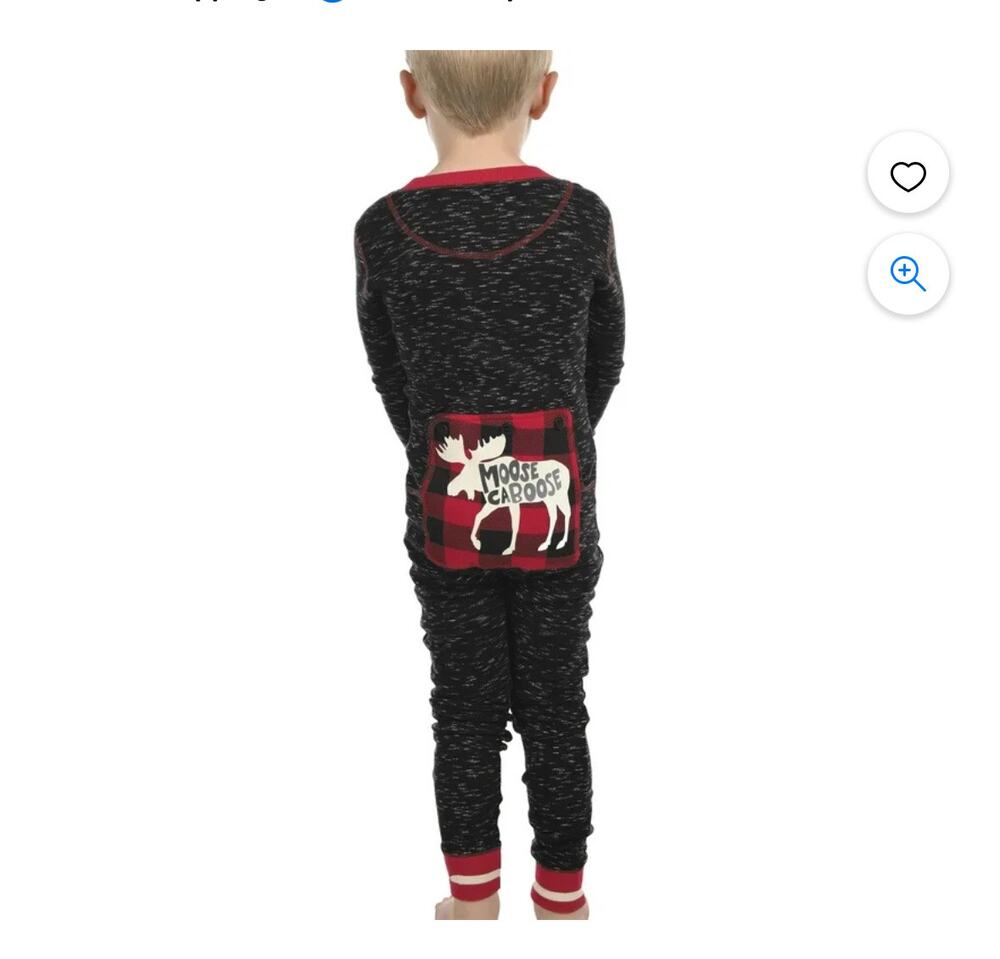 NWT Lazy One Flapjacks Long Johns With a Trap Door 4T